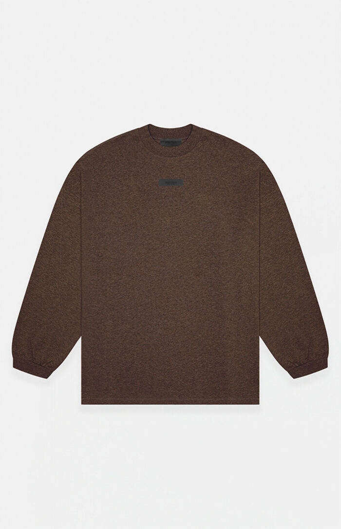 Fear of God Essentials Heather Wood Long Sleeve T-Shirt