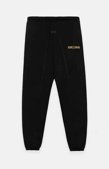 Fear of God Essentials Black Heavy Fleece Sweatpants