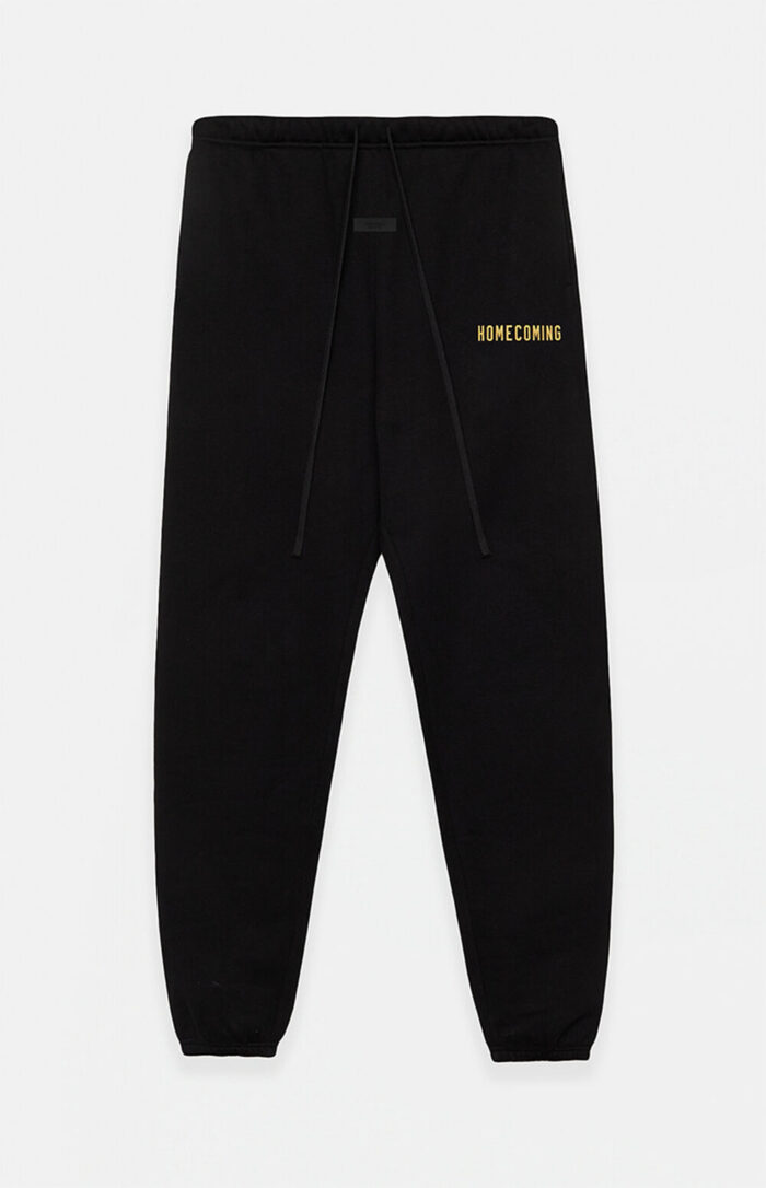 Fear of God Essentials Black Heavy Fleece Sweatpants