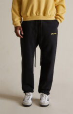 Fear of God Essentials Black Heavy Fleece Sweatpants