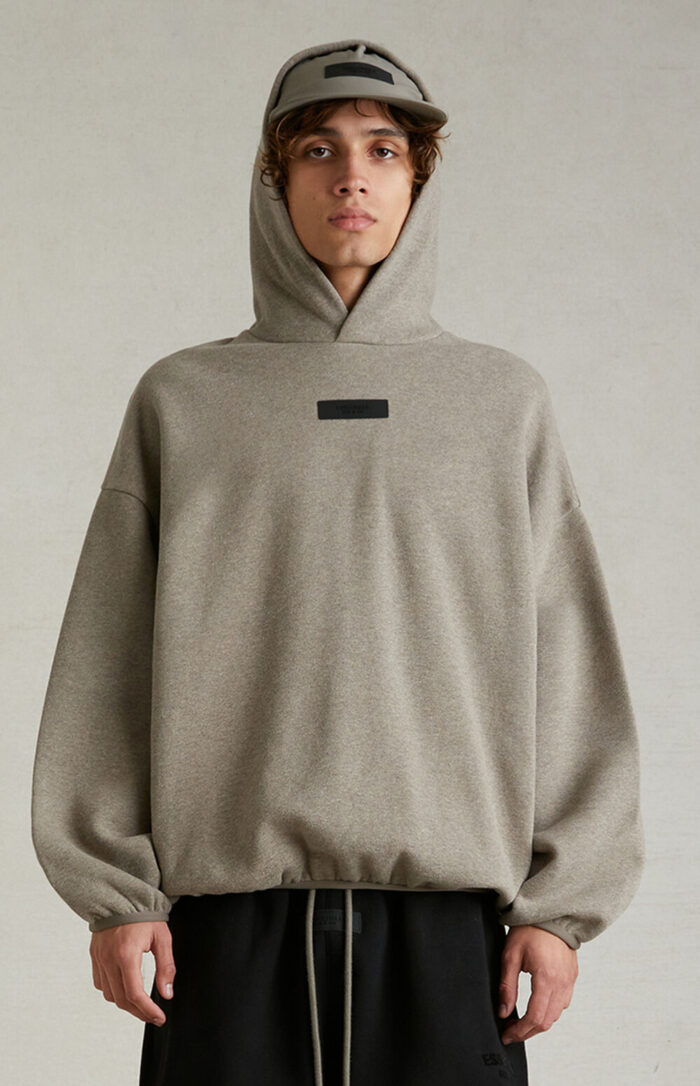 Fear of God Essentials Heather Grey Hoodie