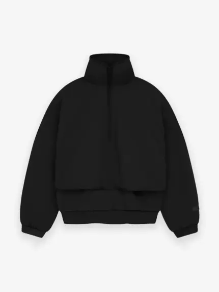 Essentials Nylon Fleece Mock neck Sweater