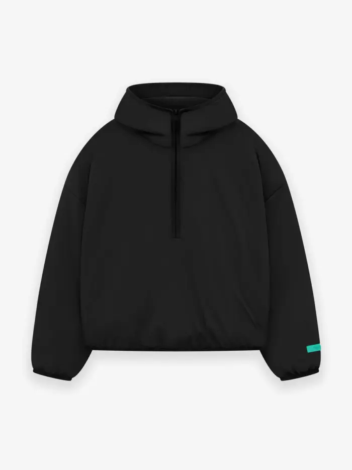 Essentials Nylon Filled Half zip Hoodie