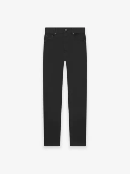 5 Pocket Jean Jet Black