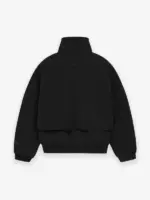 Essentials Nylon Fleece Mock neck Sweater