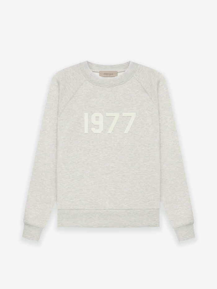 Essentials Crewneck 1977 Sweatshirt- Gray