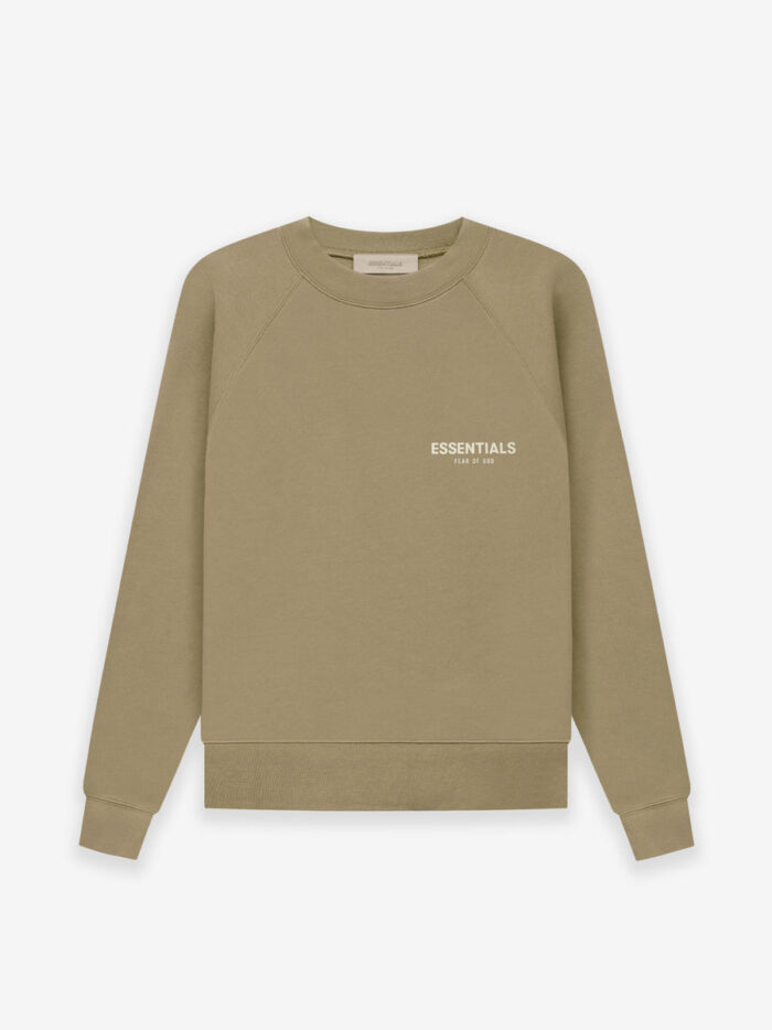 Essentials Fear of God Crewneck Sweatshirt – Brown