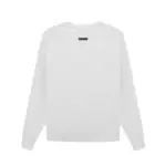 Essentials Overlapped Sweater White