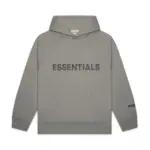 Fear of God Essentials Pullover Hoodie Applique Logo – Gray