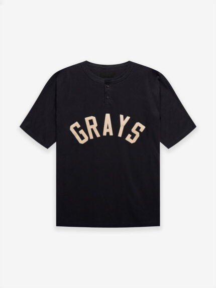 Fear of God Grays Henley Tee – Black