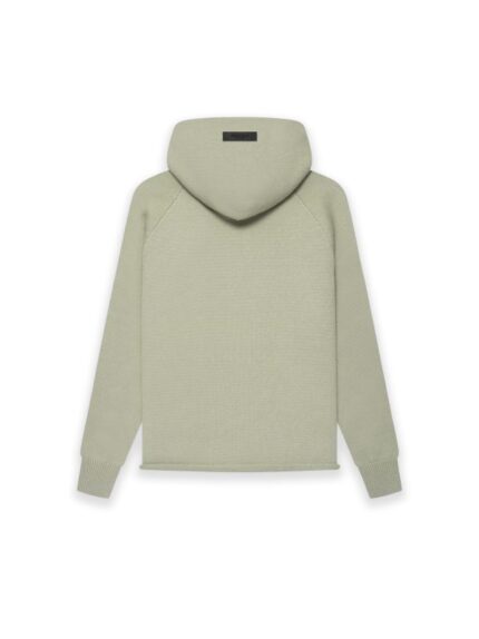 Fear Of God Essentials Kids Big E Knit Hoodie Seafoam