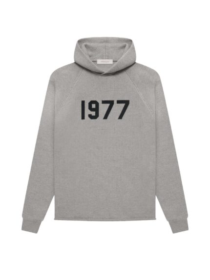 Fear Of God Essentials Knit Hoodie Dark Oatmeal