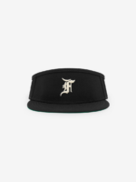 Fitted Visor Black Hat